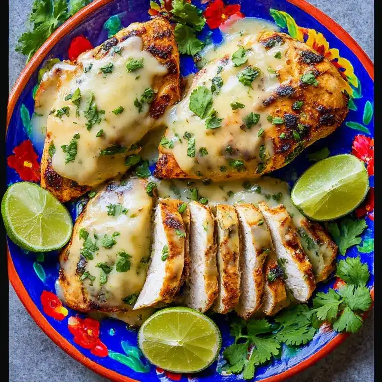 Grilled Salsa Verde Pepper Jack Chicken Recipe