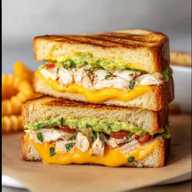 Chicken Avocado Melt Sandwich Recipe