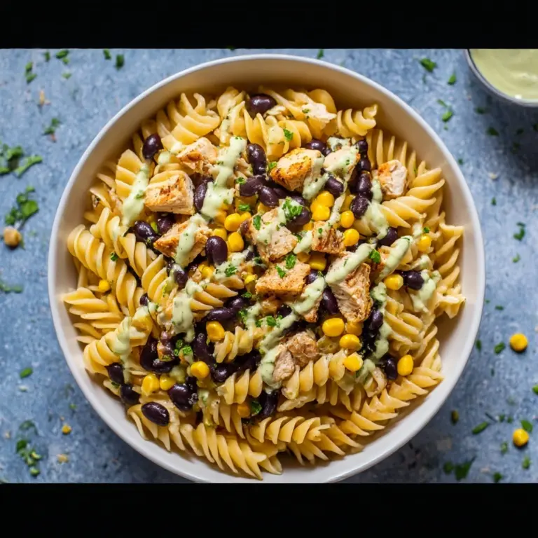 BBQ Chicken Pasta Salad Recipe