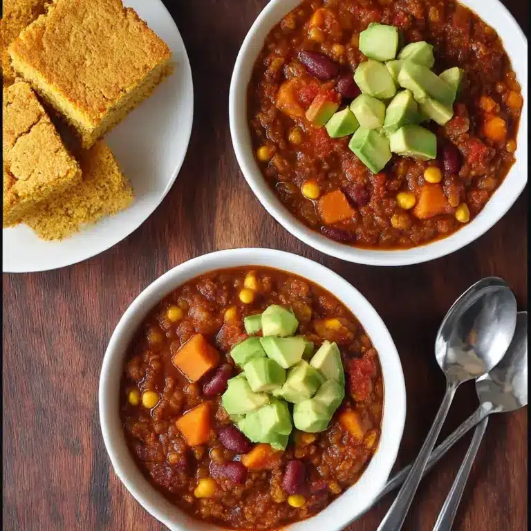 Slow Cooker Lentil Sweet Potato Chili Recipe