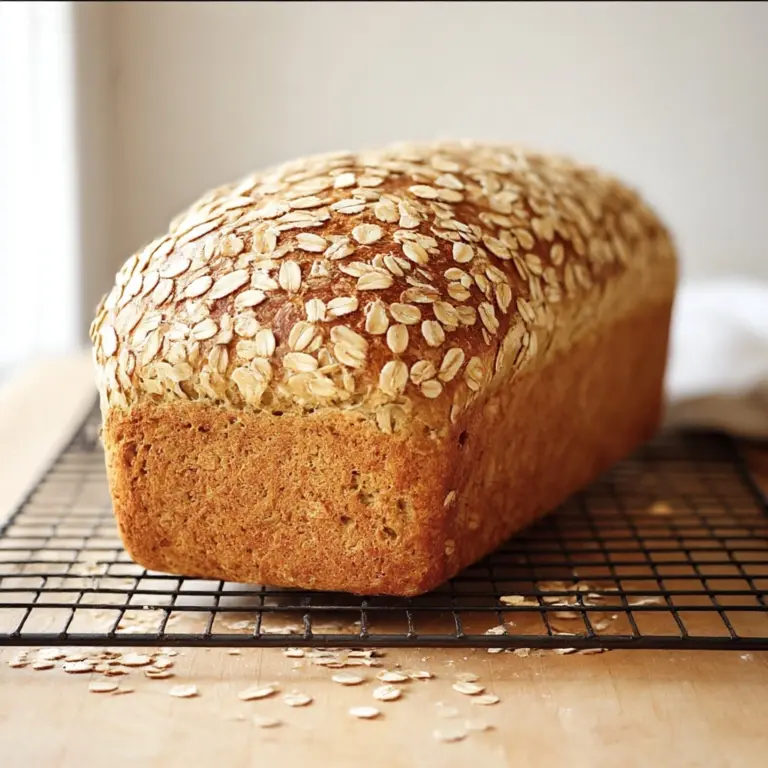No-Knead Maple Oat Bread Recipe