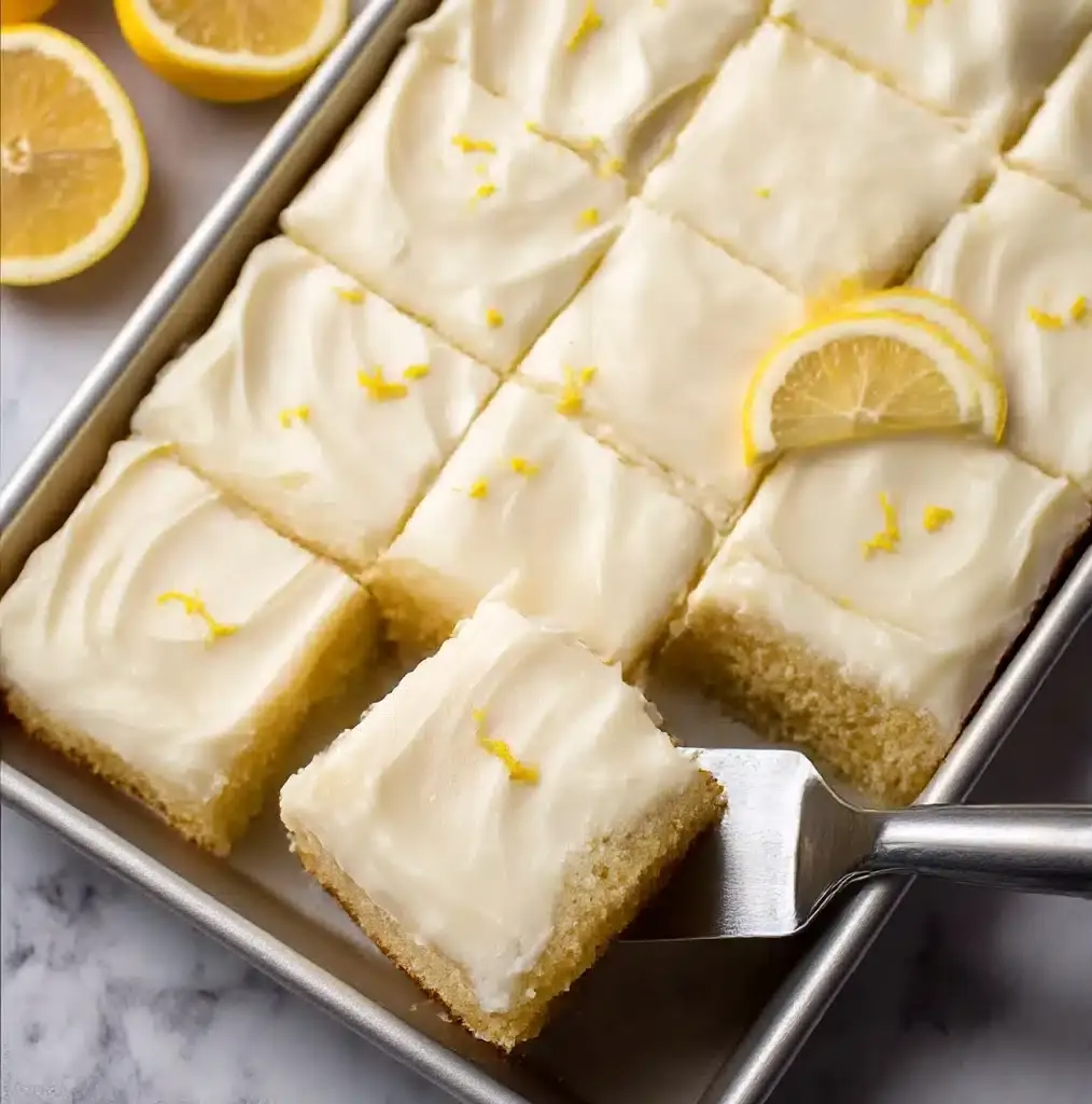 Lemon Sheet Cake Recipe
