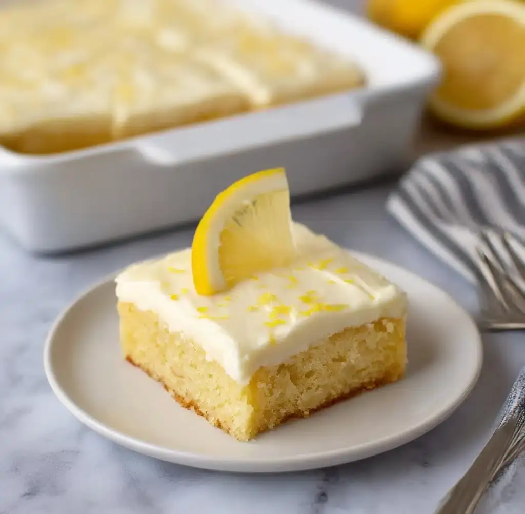 Lemon Sheet Cake Recipe