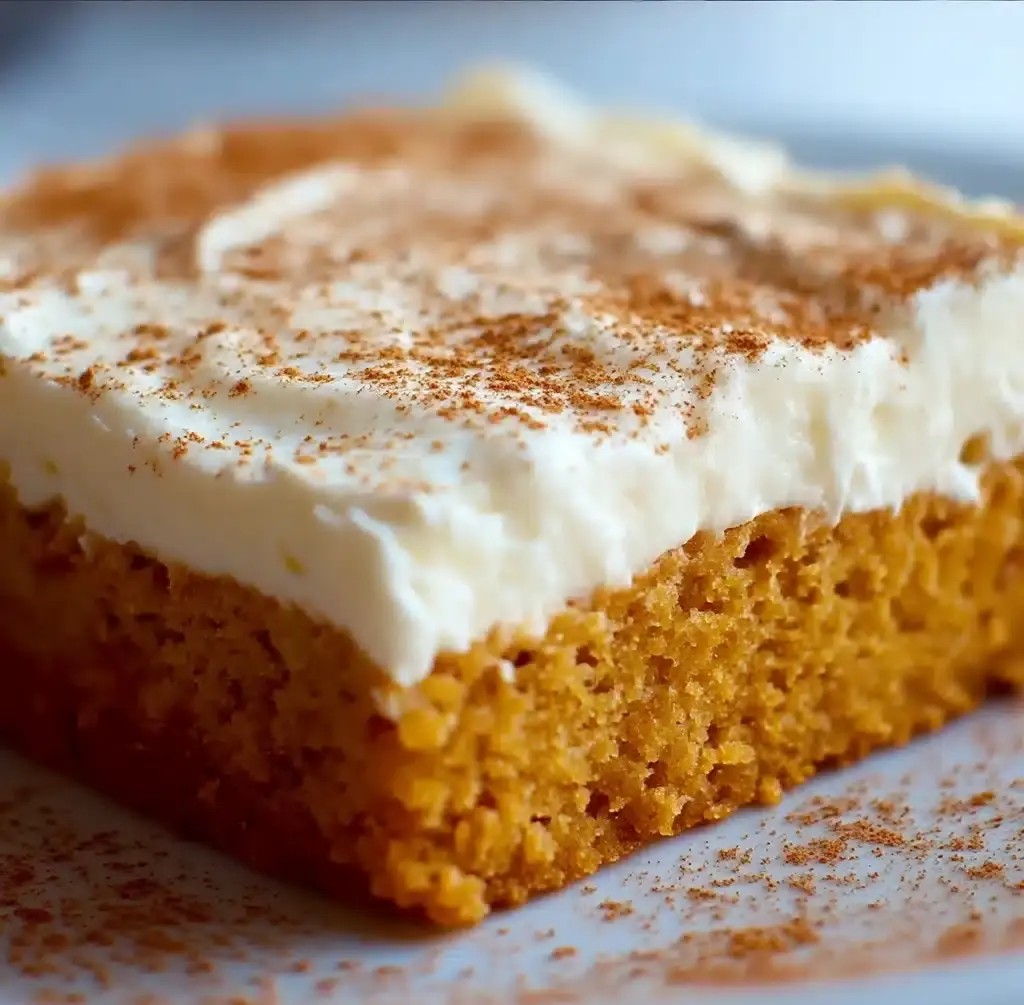 Old Fashioned Pumpkin Bars with Cream Cheese Frosting Recipe