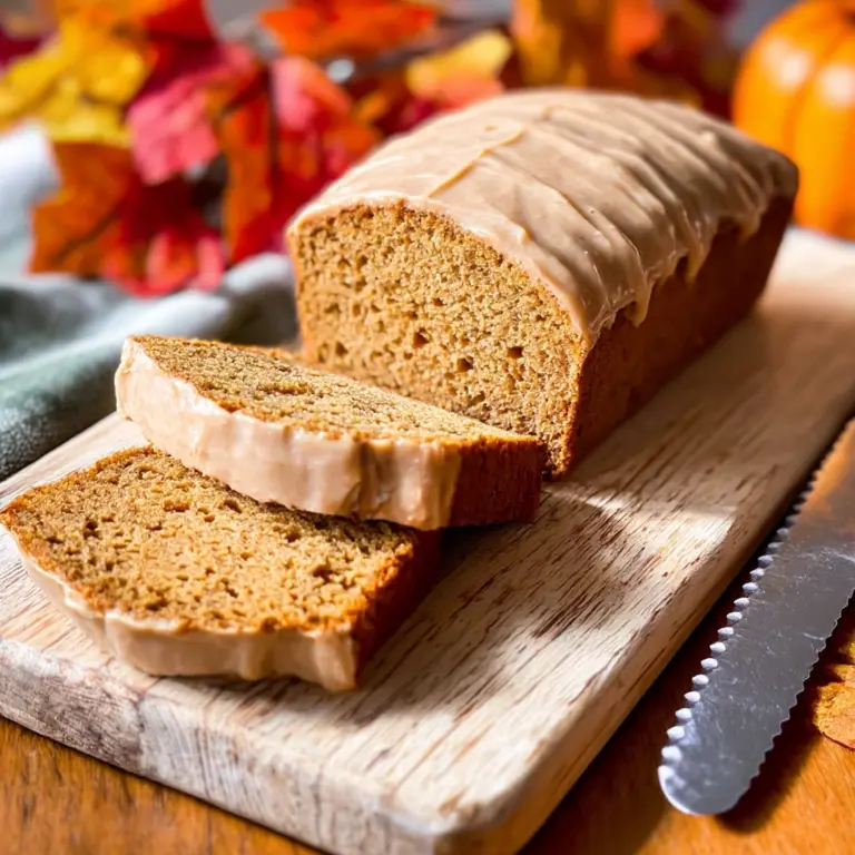 Gluten Free Pumpkin Bread with Pumpkin Spice Frosting Recipe