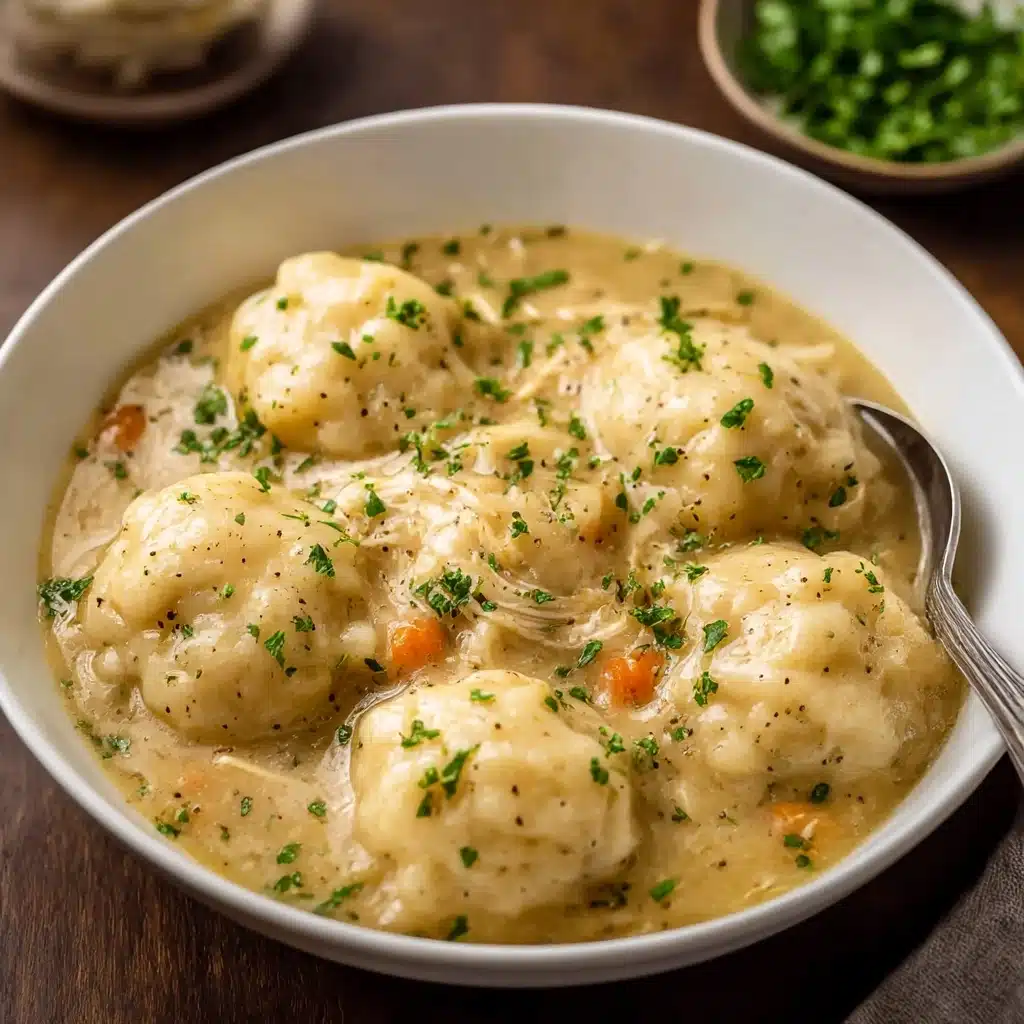 Easy Crockpot Chicken and Dumplings Recipe - Recipe Image
