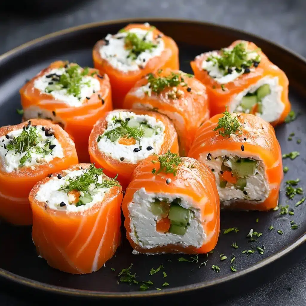 Delicious Easy Smoked Salmon Roll Ups for Quick Lunch Bliss Recipe - Recipe Image