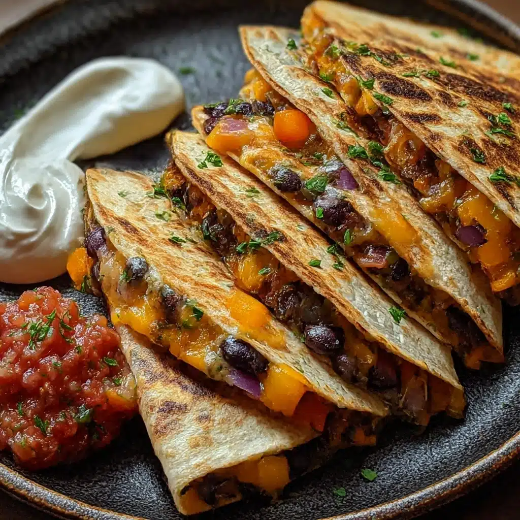 Crispy Black Bean Quesadillas Recipe - Recipe Image