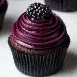 Decadent Dark Chocolate Blackberry Cupcakes Recipe