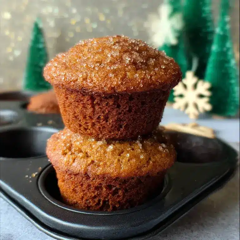 Bakery Style Gingerbread Muffins Recipe
