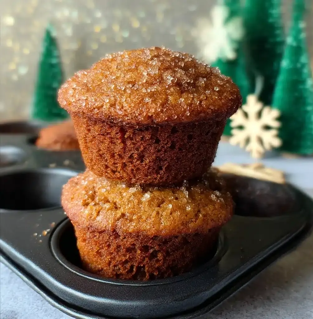 Bakery Style Gingerbread Muffins Recipe