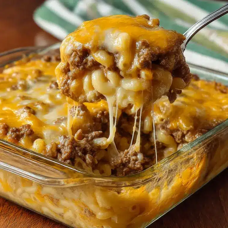 Irresistible Cheesy Hamburger Casserole Recipe to Try Now Recipe