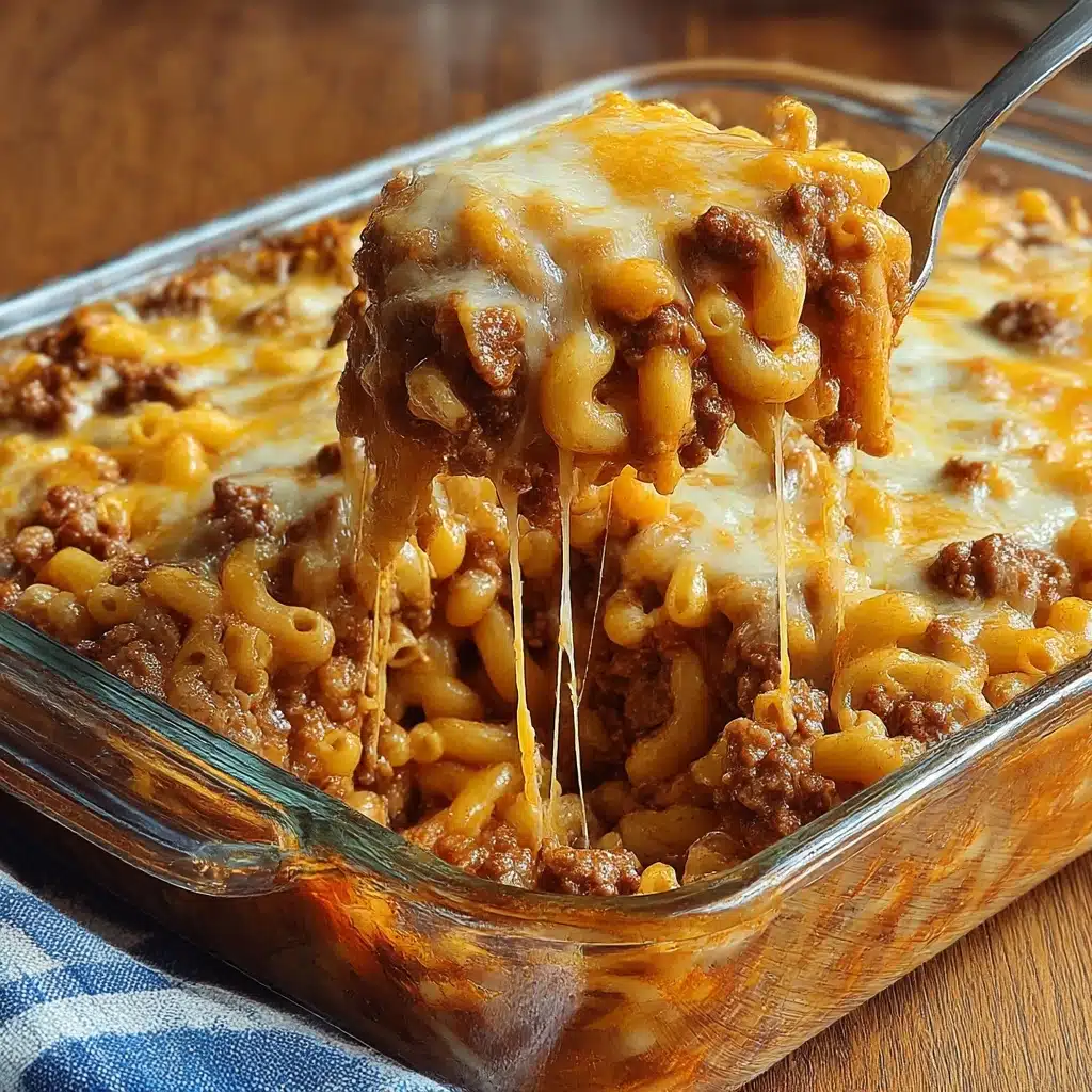 Irresistible Cheesy Hamburger Casserole Recipe to Try Now Recipe - Recipe Image