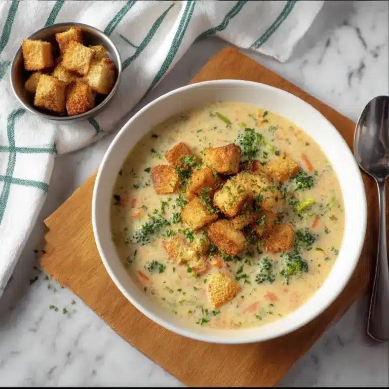 Smoked Gouda Broccoli Soup Recipe