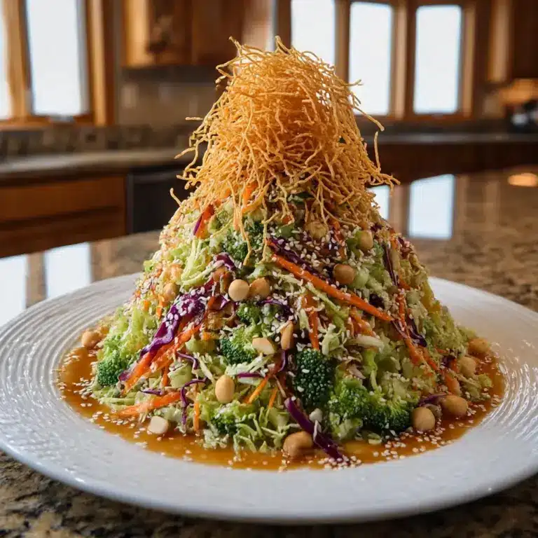 Easy Crunchy Asian Cabbage Slaw with Addictive Sesame Dressing