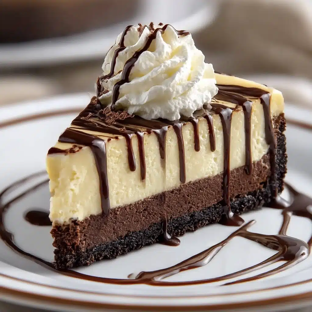 Brownie Bottom Cheesecake Recipe - Recipe Image