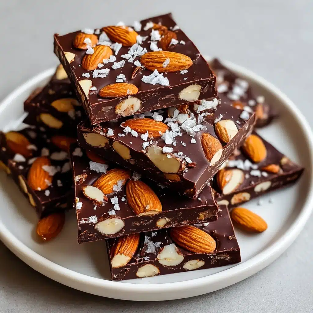 Indulge in Dark Chocolate and Sea Salt Nut Bars Recipe - Recipe Image