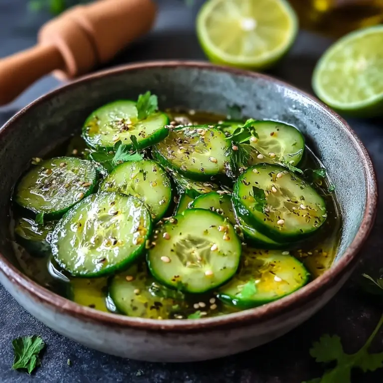 Honey Lime Cucumber Salad: A Refreshing Delight Awaits! Recipe
