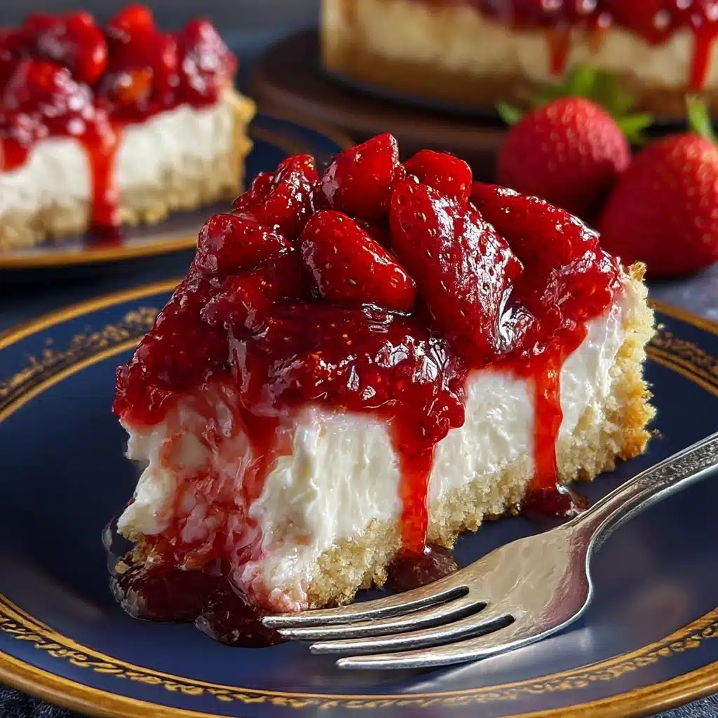 Easy Strawberry Cheesecake Dump Cake Recipe - Recipe Image
