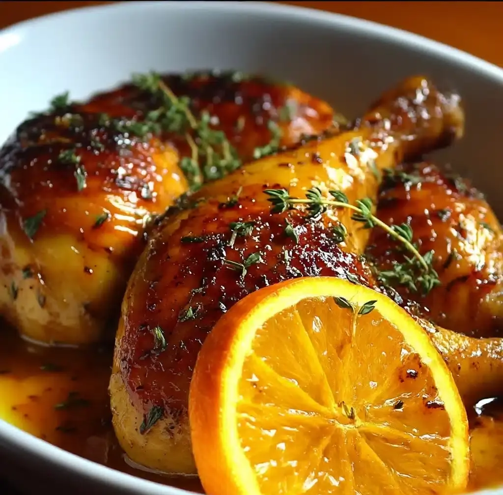 Sweet and Savory Roasted Orange Chicken Recipe