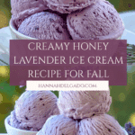Honey Lavender Ice Cream Recipe