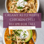 Keto White Chicken Chili Recipe