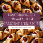 Cranberry Cream Cheese Crescent Bites Recipe
