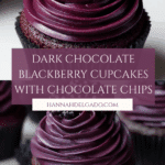 Decadent Dark Chocolate Blackberry Cupcakes Recipe