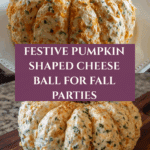 Pumpkin Shaped Cheese Ball Recipe
