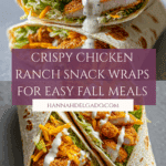 crispy chicken ranch snack wrap Recipe
