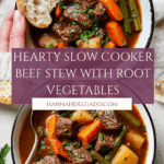 Slow Cooker Beef Stew with Root Vegetables Recipe