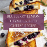 Crispy Blueberry Grilled Cheese Recipe
