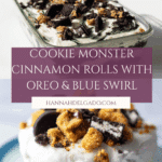 Cookie Monster Cinnamon Rolls Recipe