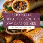 Keto Philly Cheesesteak Roll Ups Recipe