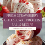 Delicious Strawberry Cheesecake Protein Balls Recipe
