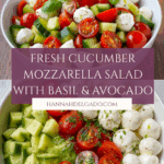 Easy Cucumber Mozzarella Salad Recipe