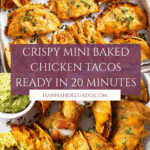 20 Minute Mini Baked Chicken Tacos Recipe