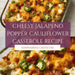 Tasty Jalapeno Popper Cauliflower Casserole Recipe