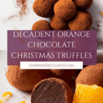Juicy Orange Chocolate Christmas Truffles Recipe