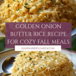 Rich and Savory Golden Onion Butter Rice