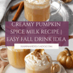 Pumpkin Spice Milk {Easy Pumpkin Milk} Recipe