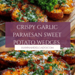 Garlic Parmesan Sweet Potato Wedges: A Delicious and Healthy Snack