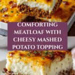 Meatloaf with Mashed Potatoes and Cheese Recipe