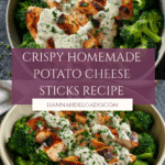 Potato Cheese Sticks Crispy and Tasty Homemade Snack Recipe