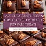 Chocolate Pecan Turtle Clusters : Irresistible & Crunchy Recipe