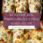 Keto Chicken Parmesan Zucchini Boats Recipe