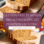 Gluten Free Pumpkin Bread with Pumpkin Spice Frosting Recipe