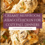 Mushroom Asiago Chicken Recipe