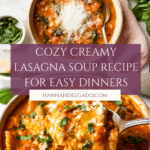 Easy Creamy Lasagna Soup Recipe