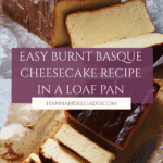 Burnt Basque Cheesecake in a Loaf Pan Recipe